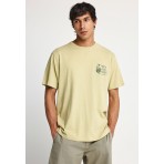Funky Buddha Ανδρικό Κοντομάνικο T-Shirt Πράσινο