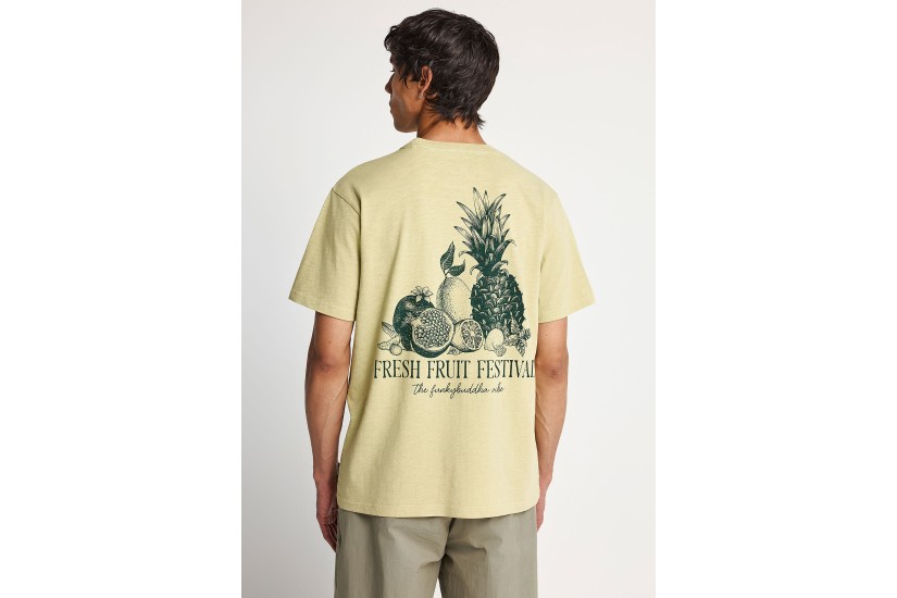 Funky Buddha Ανδρικό Κοντομάνικο T-Shirt Πράσινο