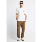 Funky Buddha Ανδρικό Κοντομάνικο T-Shirt Λευκό
