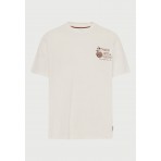 Funky Buddha Ανδρικό Κοντομάνικο T-Shirt Λευκό