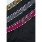 Funky Buddha Ανδρικά Εσώρουχα Μπόξερ 3 Μαύρα Τεμάχια