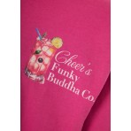 Funky Buddha Ανδρικό Κοντομάνικο T-Shirt Φούξια