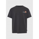 Funky Buddha Ανδρικό Κοντομάνικο T-Shirt Ανθρακί