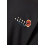 Funky Buddha Ανδρικό Κοντομάνικο T-Shirt Ανθρακί