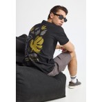 Funky Buddha Ανδρικό Κοντομάνικο T-Shirt Μαύρο, Διάφορα Χρώματα