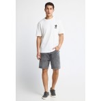 Funky Buddha Ανδρικό Κοντομάνικο T-Shirt Εκρού, Διάφορα Χρώματα