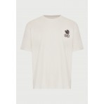 Funky Buddha Ανδρικό Κοντομάνικο T-Shirt Εκρού, Διάφορα Χρώματα