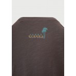 Funky Buddha Ανδρικό Κοντομάνικο T-Shirt Καφέ