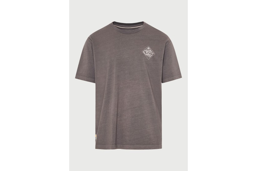 Funky Buddha Ανδρικό Κοντομάνικο T-Shirt Καφέ