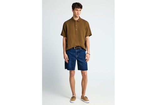 Funky Buddha Βερμούδα Τζιν Ανδρική (FBM013-093-03-DK-BLUE)