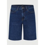 Funky Buddha Ανδρική Βερμούδα Τζιν Μπλε Σκούρο