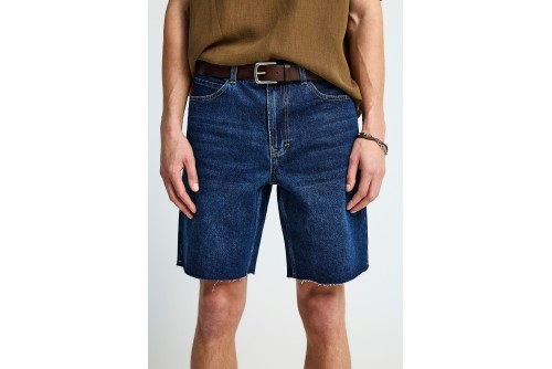 Funky Buddha Βερμούδα Τζιν Ανδρική (FBM013-093-03-DK-BLUE)