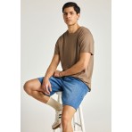 Funky Buddha Ανδρική Βερμούδα Τζιν Μπλε