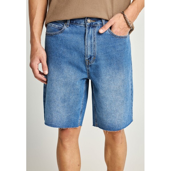 Funky Buddha Ανδρική Τζην Βερμούδα (FBM013-093-03-MD-BLUE)