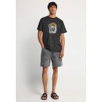 Funky Buddha Ανδρικό Κοντομάνικο T-Shirt Ανθρακί