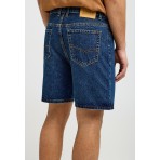 Funky Buddha Ανδρική Βερμούδα Τζιν Μπλε Σκούρο