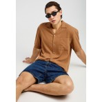 Funky Buddha Ανδρική Βερμούδα Τζιν Μπλε Σκούρο