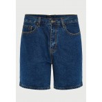 Funky Buddha Ανδρική Βερμούδα Τζιν Μπλε Σκούρο