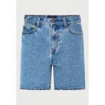 Funky Buddha Ανδρική Βερμούδα Τζιν Γαλάζια