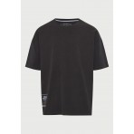 Funky Buddha Ανδρικό Κοντομάνικο T-Shirt Ανθρακί