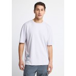 Funky Buddha Ανδρικό Κοντομάνικο T-Shirt Λιλά