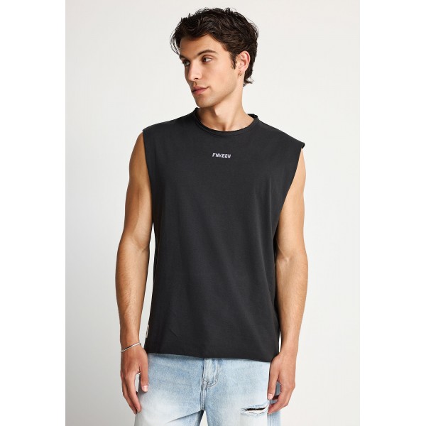 Funky Buddha Ανδρική Μπλούζα Χωρίς Μανίκι (FBM013-096-04-ANTHRACITE)
