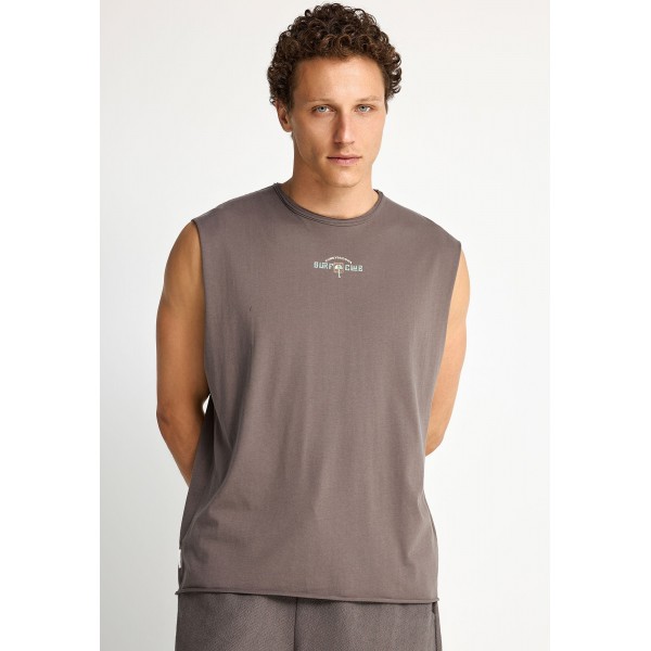 Funky Buddha Ανδρική Μπλούζα Χωρίς Μανίκι (FBM013-098-04-MOON-MIST)