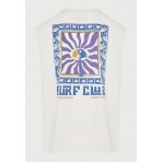 Funky Buddha Ανδρικό Αμάνικο T-Shirt Λευκό