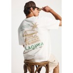 Funky Buddha Ανδρικό Κοντομάνικο T-Shirt Λευκό