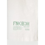 Funky Buddha Ανδρικό Κοντομάνικο T-Shirt Λευκό