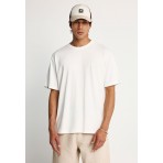 Funky Buddha Ανδρικό Κοντομάνικο T-Shirt Λευκό