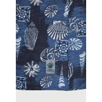 Funky Buddha Ανδρικό Κοντομάνικο T-Shirt Ίντιγκο