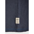 Funky Buddha The Essentials Ανδρικό Κοντομάνικο T-Shirt Γκρι Σκούρο