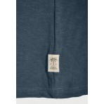 Funky Buddha The Essentials Ανδρικό Κοντομάνικο T-Shirt Γκρι Σκούρο