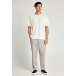 Funky Buddha The Essentials Ανδρικό Κοντομάνικο T-Shirt Εκρού