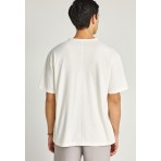 Funky Buddha The Essentials Ανδρικό Κοντομάνικο T-Shirt Εκρού