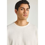 Funky Buddha The Essentials Ανδρικό Κοντομάνικο T-Shirt Εκρού