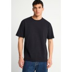 Funky Buddha Ανδρικό Κοντομάνικο T-Shirt Μαύρο