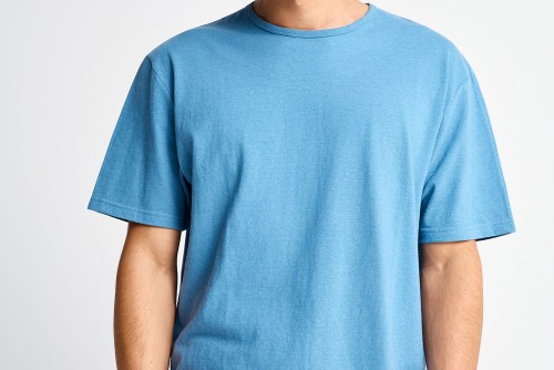 Funky Buddha Ανδρική Μπλούζα Κοντό Μανίκι Basic (FBM013-310-04-BLUE-HEAVEN)