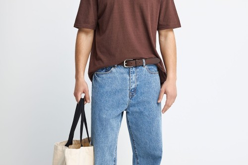 Funky Buddha Ανδρική Μπλούζα Κοντό Μανίκι Basic (FBM013-310-04-BRUNETTE)