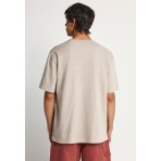 Funky Buddha Ανδρικό Κοντομάνικο T-Shirt Γκρι