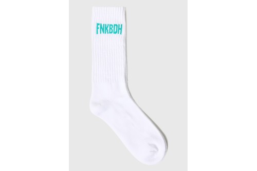 Funky Buddha Κάλτσες Ψηλές 1 Ζευγάρι (FBM013-314-10-OFF-WHITE)