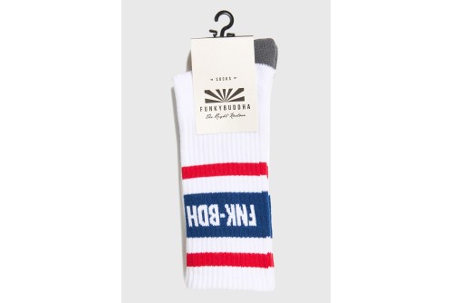Funky Buddha Κάλτσες Ψηλές 1 Ζευγάρι (FBM013-316-10-OFF-WHITE)