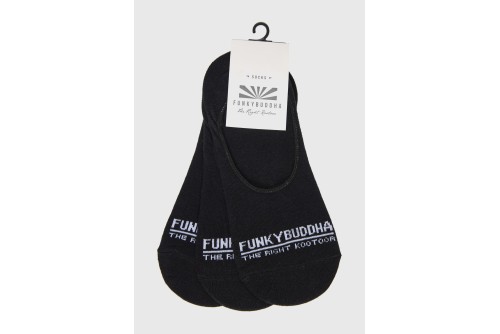 Funky Buddha Κάλτσες Κοντές 1 Ζευγάρι (FBM013-321-10-BLACK)