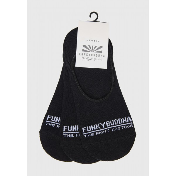 Funky Buddha Κάλτσες Κοντές 1 Ζευγάρι (FBM013-321-10-BLACK)