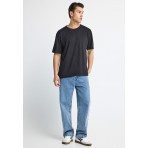 Funky Buddha The Essentials Ανδρικό Κοντομάνικο T-Shirt Μαύρο