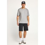 Funky Buddha The Essentials Ανδρικό Κοντομάνικο T-Shirt Γκρι