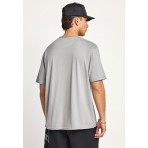 Funky Buddha The Essentials Ανδρικό Κοντομάνικο T-Shirt Γκρι