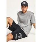 Funky Buddha The Essentials Ανδρικό Κοντομάνικο T-Shirt Γκρι