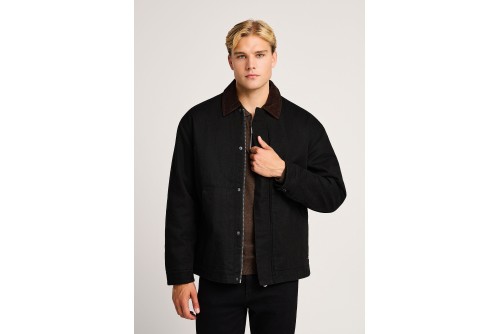 Funky Buddha Ανδρικό Casual Τζάκετ (FBM014-017-01-BLACK)